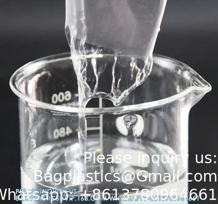 Biologisch afbreekbare verpakking PVA film wateroplosbaar in warm water oplosbaar in waspot film schimmel peeling