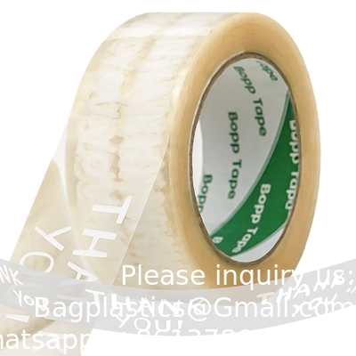 Ontwerper Leuke verpakkingstape, kleurrijke afdrukverzendingstape, kartonnen decoratieve tape voor verzegeldozen, dank u