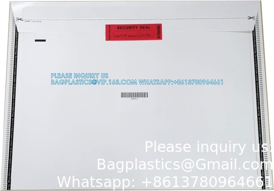 Overdracht Tamper Proof Security Guarantee Void Stickers/Labels/Seals (Rood, 1 X 3,35 inch, serienummers)