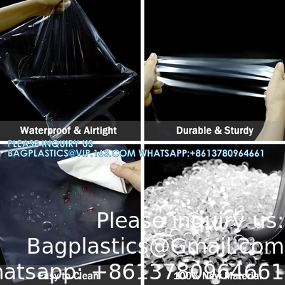 Pakket hangende zakken, grote haak 10 x 12,5 inch heldere plastic zakken voor klaslokaal, bibliotheek en apotheek