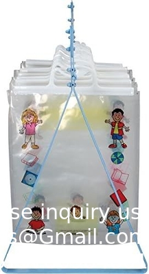 Studentenzakjes, makkelijke tas, Read-N-Go Boekenzak Robuuste Snap Close Hangende Plastic Tassen Veilig Stuur Huisactiviteiten