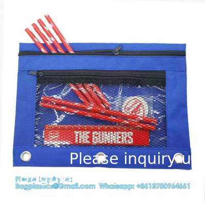 Teal. Transit Bag. Grote ritszak met grommet. Gebruik met hangslot of ritsband voor beveiliging. Interoffice postzak.