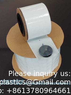 Hoge kwaliteit Accepteren Custom Printed LOGO LDPE Plastic Auto Bag Roll Bags van voorgeopende verpakkingszakken op een rol