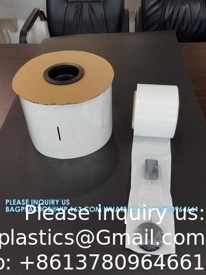 Hoge kwaliteit Accepteren Custom Printed LOGO LDPE Plastic Auto Bag Roll Bags van voorgeopende verpakkingszakken op een rol