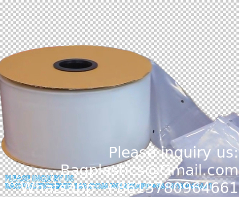 Hoge kwaliteit Accepteren Custom Printed LOGO LDPE Plastic Auto Bag Roll Bags van voorgeopende verpakkingszakken op een rol
