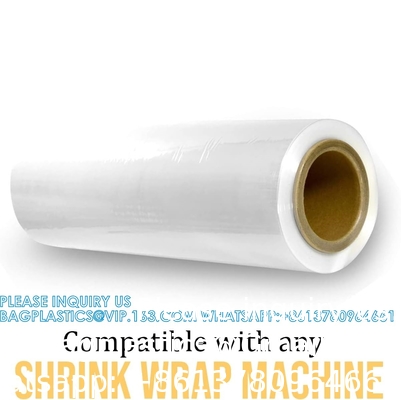 8&quot; 75 Gauge Polyolefin Shrink Film Warm Wrap POF Centerfold 3500' Feet Warm Wrap POF Centerfold