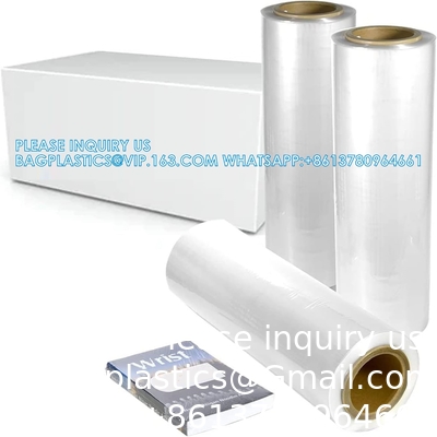 8&quot; 75 Gauge Polyolefin Shrink Film Warm Wrap POF Centerfold 3500' Feet Warm Wrap POF Centerfold