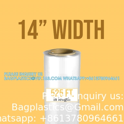8&quot; 75 Gauge Polyolefin Shrink Film Warm Wrap POF Centerfold 3500' Feet Warm Wrap POF Centerfold
