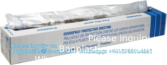 Verfbaar plastic plaat - 10 micron, beschermende maskeringsfilm - Auto auto verf, body shop