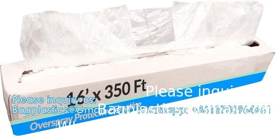 Verfbaar plastic plaat - 10 micron, beschermende maskeringsfilm - Auto auto verf, body shop