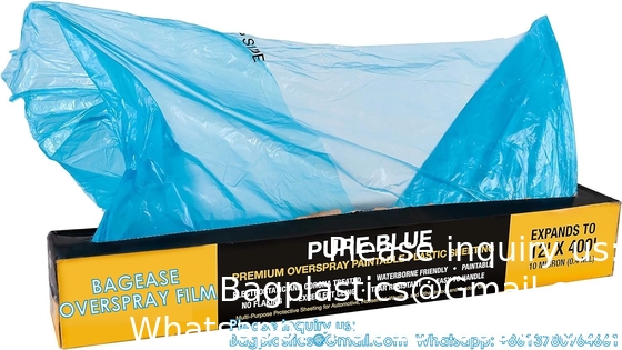 Verfbaar plastic plaat - 10 micron, beschermende maskeringsfilm - Auto auto verf, body shop