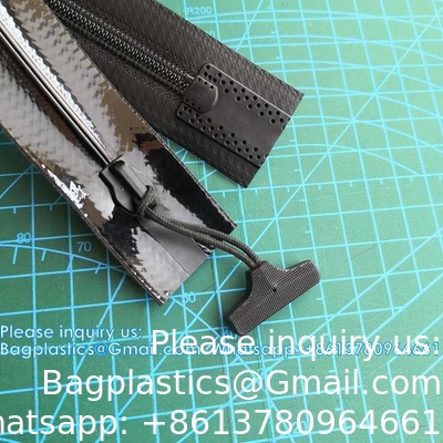 # 5 Glanzend Zwart TPU Luchtdicht Zipper Waterdicht Zippers Lasbaar voor opblaasbare voorwerpen Air Sofa Drysuit Waterdicht Tas