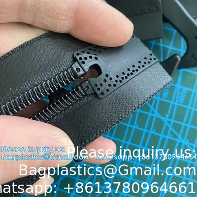 # 5 Glanzend Zwart TPU Luchtdicht Zipper Waterdicht Zippers Lasbaar voor opblaasbare voorwerpen Air Sofa Drysuit Waterdicht Tas