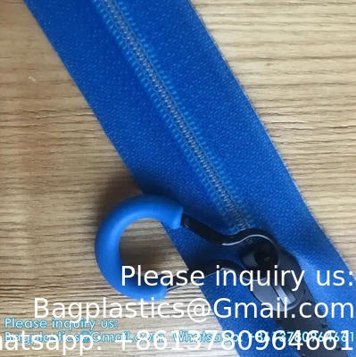 #8 Multicolor luchtdicht en waterdicht rits TPU bedekt zware nylon rits Meerdere kleuren beschikbaar Op maat