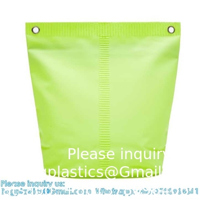 Custom logo waterdicht zakje PVC doek viszakjes waszak gemaakt met het lasproces