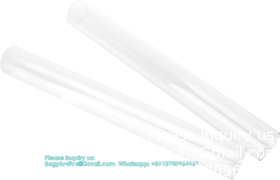 Polycarbonaat rigide buizen, wanddikte PETG-buis, helder DIY acrylbuis Lexanbuizen Onbreekbaar