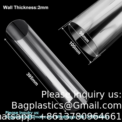 Acrylbuis, doorzichtige plastic buisbuis 15,5 'lengte Doorzichtige PVC-buis Ronde polycarbonaatbuis chemisch bestand