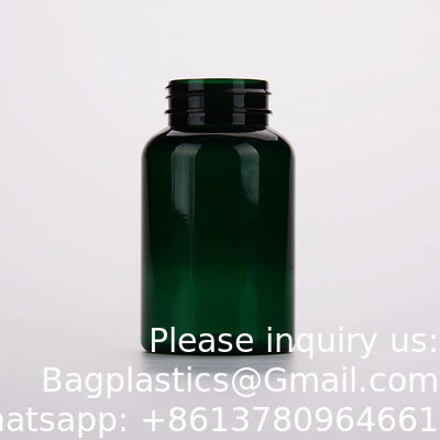 Frosted/Matte 100ml/150ml/200ml/250ml PET Luxury Empty Plastic Vitamin Dietary Supplement Eco-Friendly Recyclable Custom Bottle