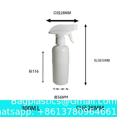 Plastic Spray Bottles Empty Spray Bottle 16.9oz/500ml 2 Pack Heavy Duty Spraying Bottles Mist/Stream Water Bottle For Cleaning Solutions, Essential Oils, Hair (Clear)
