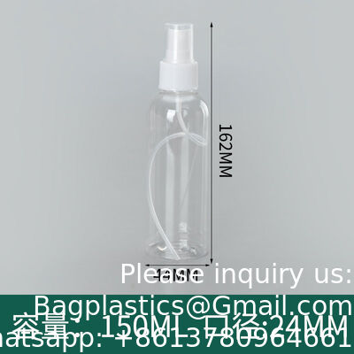 Pack Plastic Water Spray Bottle for Hair, 10 oz/300ml Plastic Empty Mister Spray Bottles for Cleaning, Cooking, Plant, Pet