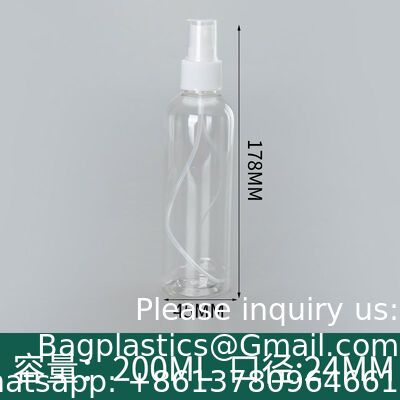 Pack Plastic Water Spray Bottle for Hair, 10 oz/300ml Plastic Empty Mister Spray Bottles for Cleaning, Cooking, Plant, Pet