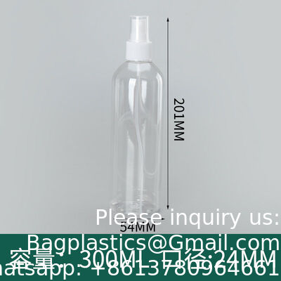 Pack Plastic Water Spray Bottle for Hair, 10 oz/300ml Plastic Empty Mister Spray Bottles for Cleaning, Cooking, Plant, Pet
