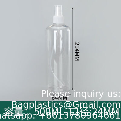 Pack Plastic Water Spray Bottle for Hair, 10 oz/300ml Plastic Empty Mister Spray Bottles for Cleaning, Cooking, Plant, Pet