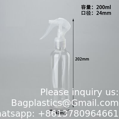 Pack Plastic Water Spray Bottle for Hair, 10 oz/300ml Plastic Empty Mister Spray Bottles for Cleaning, Cooking, Plant, Pet