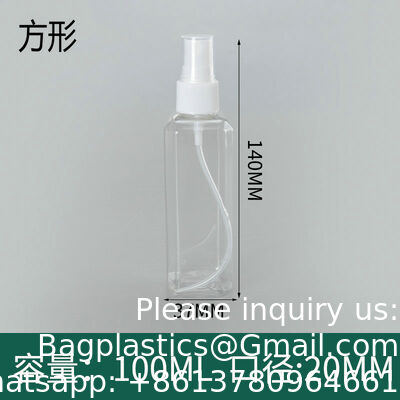 100ml 150ml 200ml Cheap Recycled PET Mist Customized Clear 3oz 6oz Trigger Diamond Spray Plastic Bottle 100ml 200ml 500ml Atomizer Spray Bottle White Plastic HDPE Bottle with Pump Sprayer 500 ml