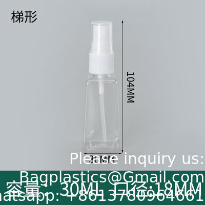 100ml 150ml 200ml Cheap Recycled PET Mist Customized Clear 3oz 6oz Trigger Diamond Spray Plastic Bottle 100ml 200ml 500ml Atomizer Spray Bottle White Plastic HDPE Bottle with Pump Sprayer 500 ml