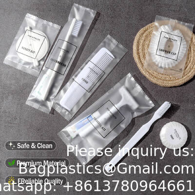 Hotel Toiletries Kit Basic Cleaning Travelling Set Portable Disposable Hotels Amenities Set, Travel Toothbrush Kit, Shaving Kit, Dental Kit, Vanity Kit, Comb, Slipper, Hotel Supplies,