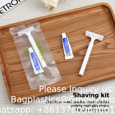 Hotel Toiletries Kit Basic Cleaning Travelling Set Portable Disposable Hotels Amenities Set, Travel Toothbrush Kit, Shaving Kit, Dental Kit, Vanity Kit, Comb, Slipper, Hotel Supplies,