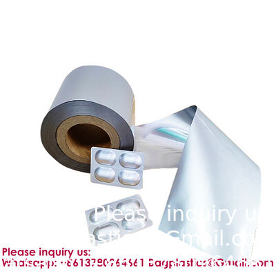 Alu Foil Pharmaceutical Blister Foil | Cold Form Aluminum Foil For Tablet Packaging High Barrier 0.14mm 0.16mm 0.18mm Alu Alu Foil for Blister Packaging
