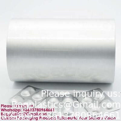 Blister Foil Alu Alu Foil PVC PVDC Composited Film Aluminum Lids Foil/Film Aluminum Foil Paper Strip Foil Suppository Laminated Foil Tropical Blister Foil Chocolate Foil Food Packaging Foil Film Roll