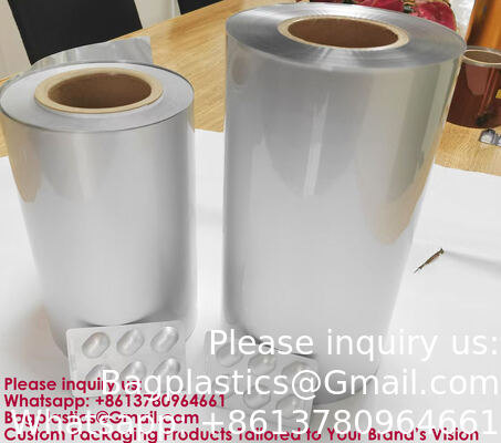 Blister Foil Alu Alu Foil PVC PVDC Composited Film Aluminum Lids Foil/Film Aluminum Foil Paper Strip Foil Suppository Laminated Foil Tropical Blister Foil Chocolate Foil Food Packaging Foil Film Roll
