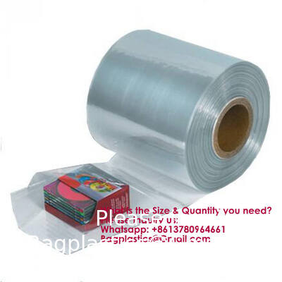 Center Folded Tube PET/PETG Soft Moisture Proof Shrink Film For Coffee Juice Wine Soda Packaging, Heat Shrink Film for Coffee Wine Juice Soda Bottle Labels