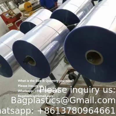 Center Folded Tube PET/PETG Soft Moisture Proof Shrink Film For Coffee Juice Wine Soda Packaging, Heat Shrink Film for Coffee Wine Juice Soda Bottle Labels