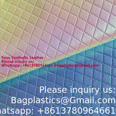 New Trend Metal Texture Fashion Magic Color Flower Embossed Faux Leather Magic Color Artificial Leather Waterproof Material For Box Decorations Handicrafts