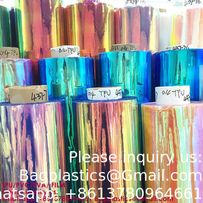 TPU Glitter Transparent Film TPU Metallic Film Solid TPU Film TPU Holographic/Laser Film Matt TPU Film TPU Printed Film TPU Rainbow Film TPU Transparent Film